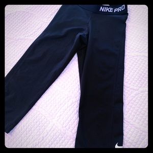Nike crop leggings! Super cozy..